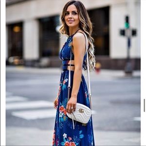 Floral maxi dress